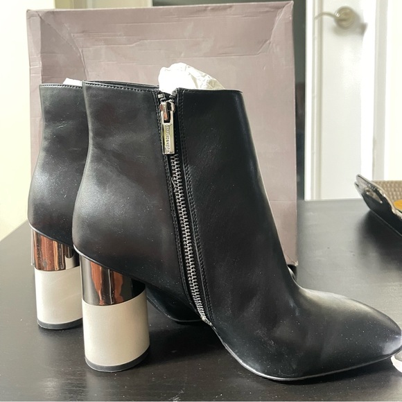 Concrete Heel Ankle Boots (CHARLES & KEITH) - Picture 3 of 5